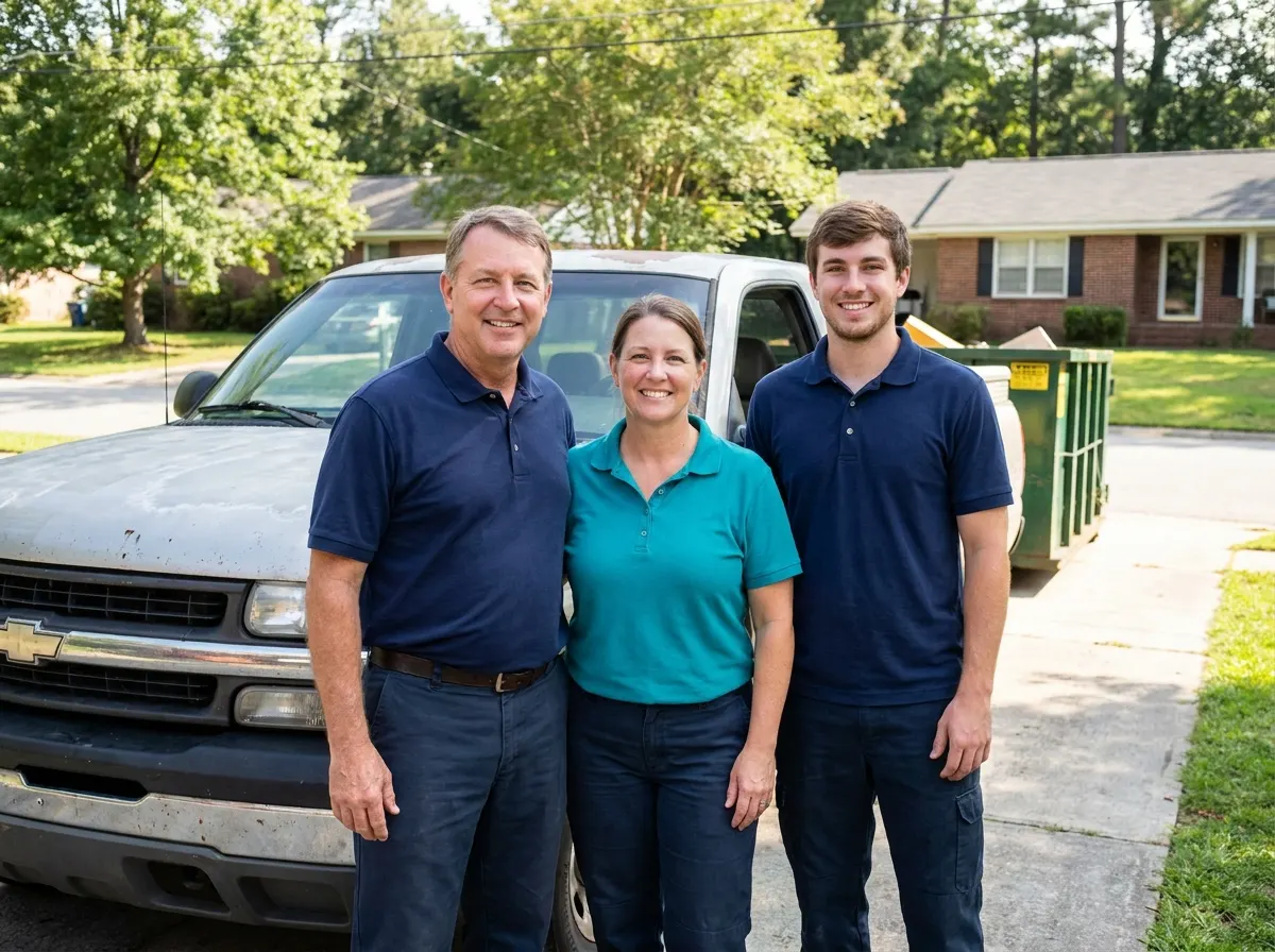 The Debris Dumpster Rental Columbia team, dumpster rental service in Columbia, SC
